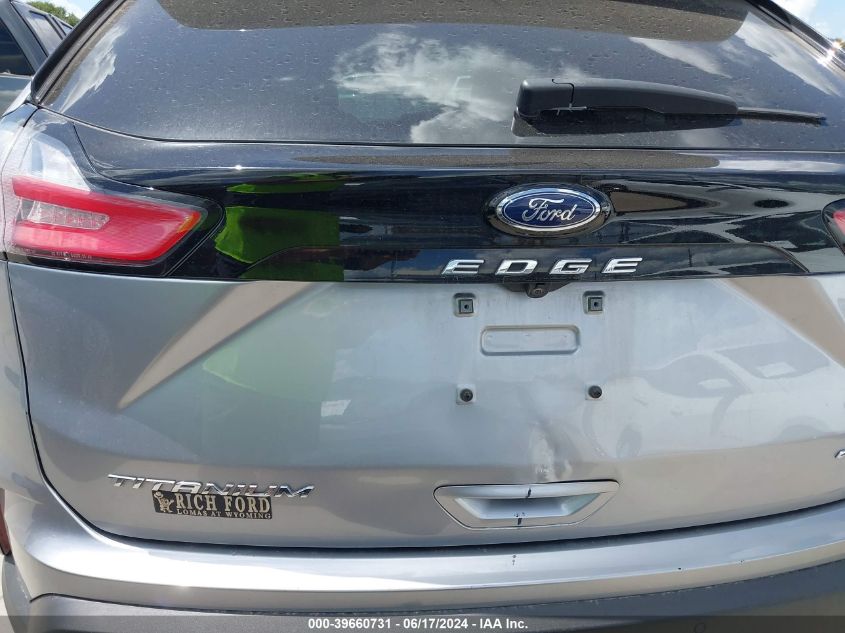 2021 Ford Edge Titanium VIN: 2FMPK4K97MBA46968 Lot: 39660731