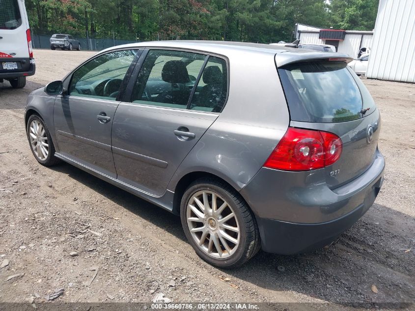 2007 Volkswagen Gti 4-Door VIN: WVWHV71K37W019839 Lot: 39660786