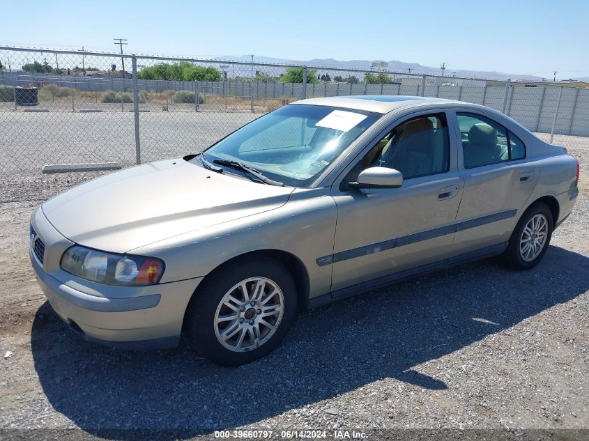 2004 Volvo S60 2.4 VIN: YV1RS61T042348477 Lot: 39660797