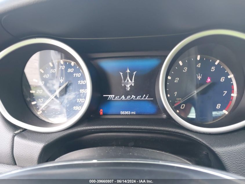 2017 Maserati Ghibli VIN: ZAM57XSA5H1233888 Lot: 39660807