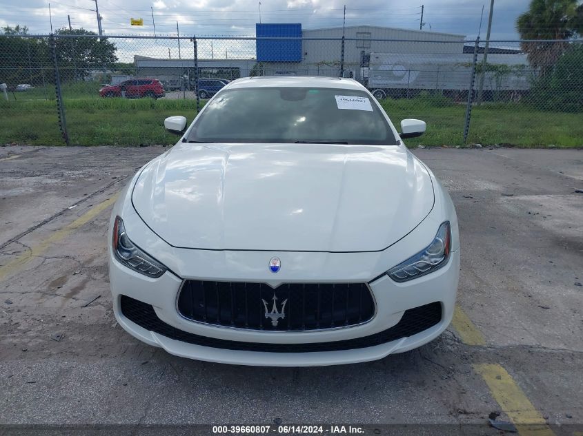 2017 Maserati Ghibli VIN: ZAM57XSA5H1233888 Lot: 39660807