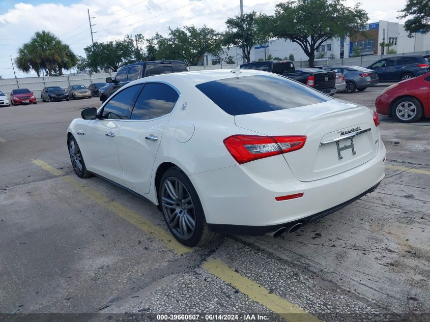 2017 Maserati Ghibli VIN: ZAM57XSA5H1233888 Lot: 39660807