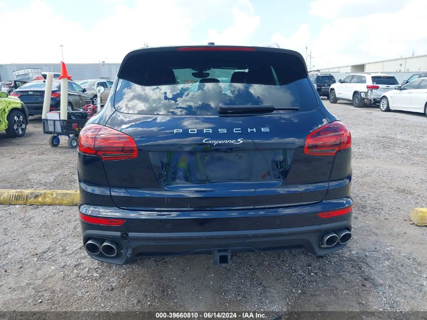 2017 Porsche Cayenne S VIN: WP1AB2A26HLA50534 Lot: 39660810