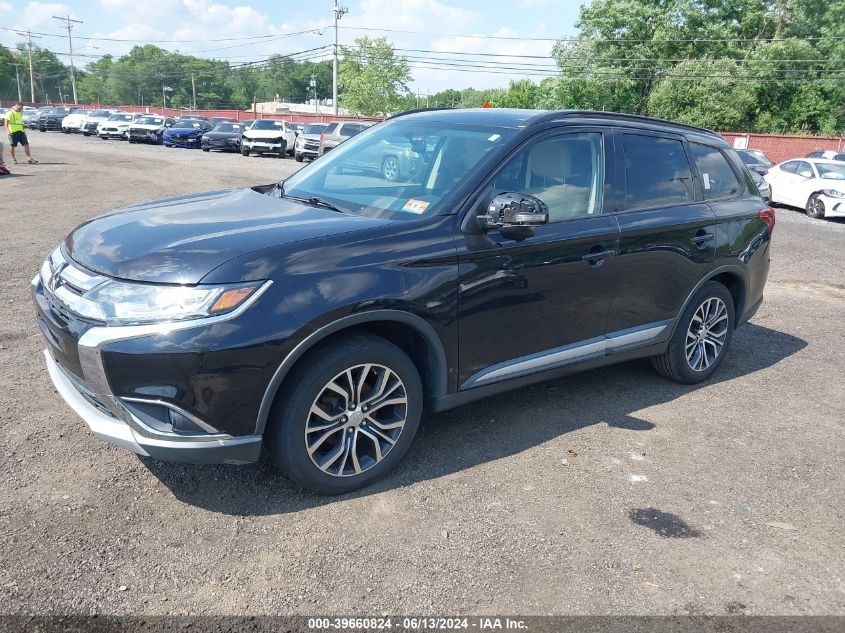 2016 Mitsubishi Outlander Sel VIN: JA4AD3A31GZ002780 Lot: 39660824