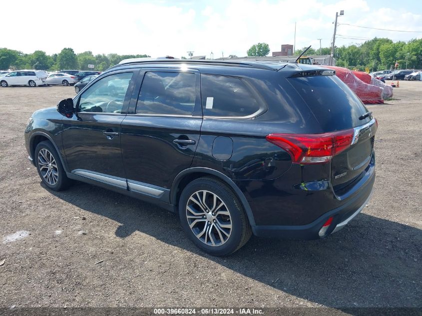 2016 Mitsubishi Outlander Sel VIN: JA4AD3A31GZ002780 Lot: 39660824