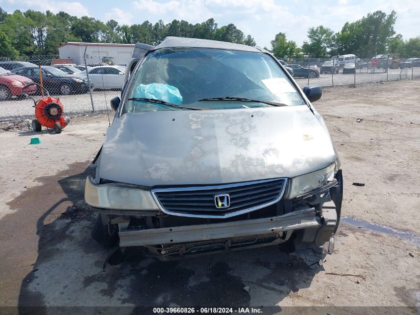 2001 Honda Odyssey Lx VIN: 2HKRL18511H584434 Lot: 39660826