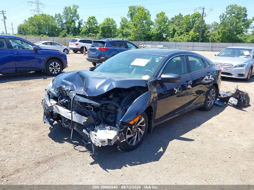 2018 Honda Civic Ex VIN: 19XFC2F80JE013320 Lot: 39660840