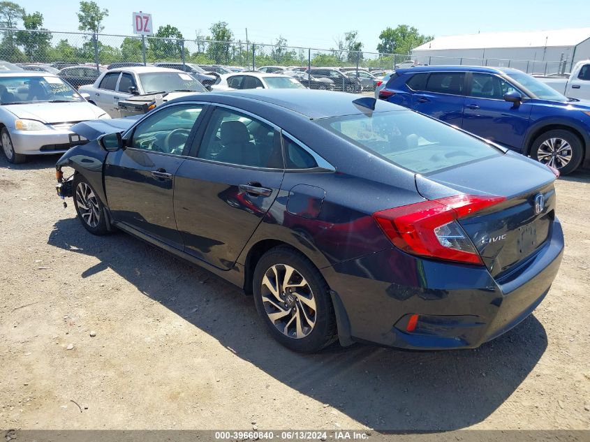 2018 Honda Civic Ex VIN: 19XFC2F80JE013320 Lot: 39660840