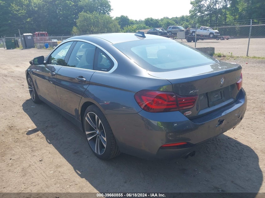 2020 BMW 430I Gran Coupe xDrive VIN: WBA4J3C01LCD43818 Lot: 39660855