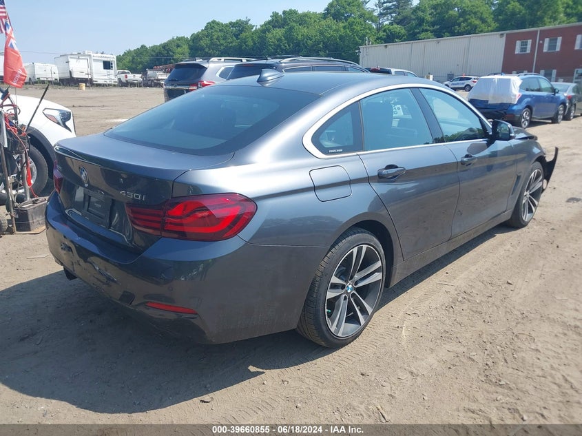 2020 BMW 430I Gran Coupe xDrive VIN: WBA4J3C01LCD43818 Lot: 39660855