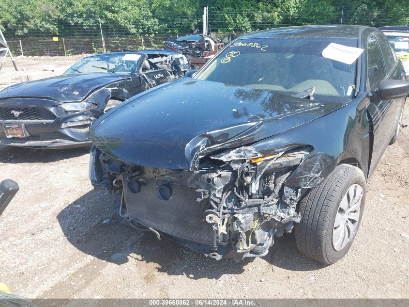 2009 Honda Accord 2.4 Lx VIN: 1HGCP26339A130840 Lot: 39660862