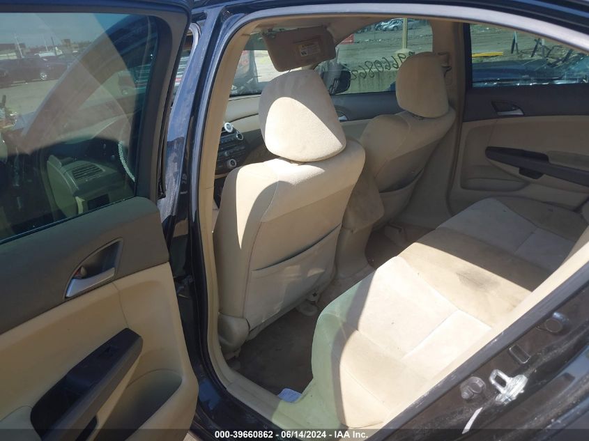 2009 Honda Accord 2.4 Lx VIN: 1HGCP26339A130840 Lot: 39660862