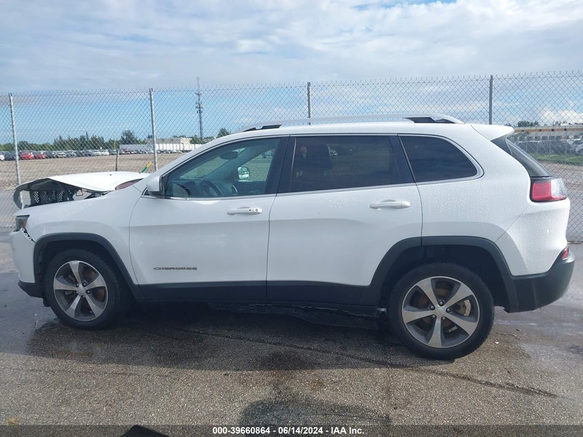 VIN 1C4PJLDB7KD419659 2019 JEEP CHEROKEE LIMITED
