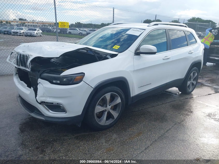 VIN 1C4PJLDB7KD419659 2019 JEEP CHEROKEE LIMITED