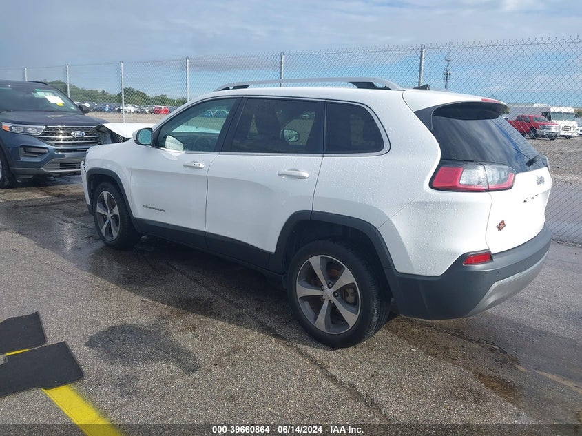 VIN 1C4PJLDB7KD419659 2019 JEEP CHEROKEE LIMITED