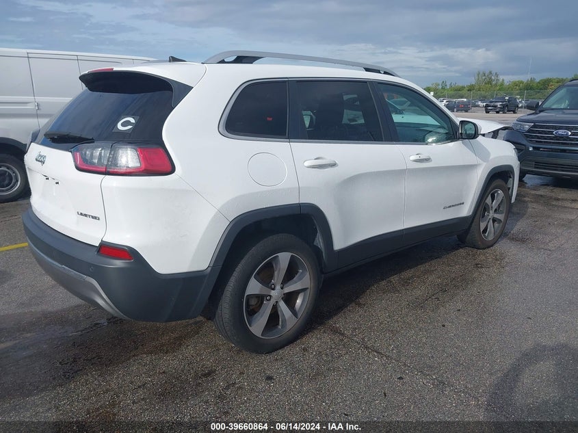 VIN 1C4PJLDB7KD419659 2019 JEEP CHEROKEE LIMITED