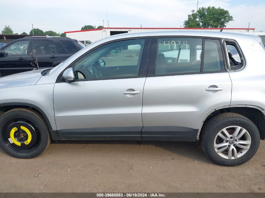 2013 Volkswagen Tiguan S/Se/Sel VIN: WVGBV3AX0DW585569 Lot: 39660883