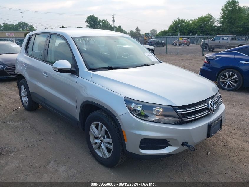 2013 Volkswagen Tiguan S/Se/Sel VIN: WVGBV3AX0DW585569 Lot: 39660883