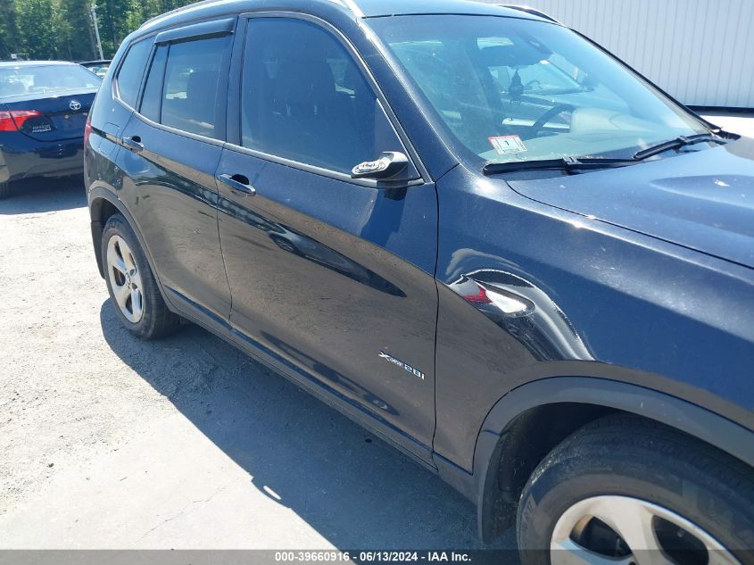 2011 BMW X3 xDrive28I VIN: 5UXWX5C51BLK59428 Lot: 39660916