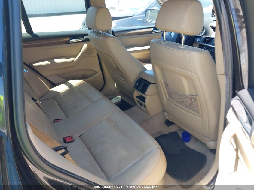 2011 BMW X3 xDrive28I VIN: 5UXWX5C51BLK59428 Lot: 39660916