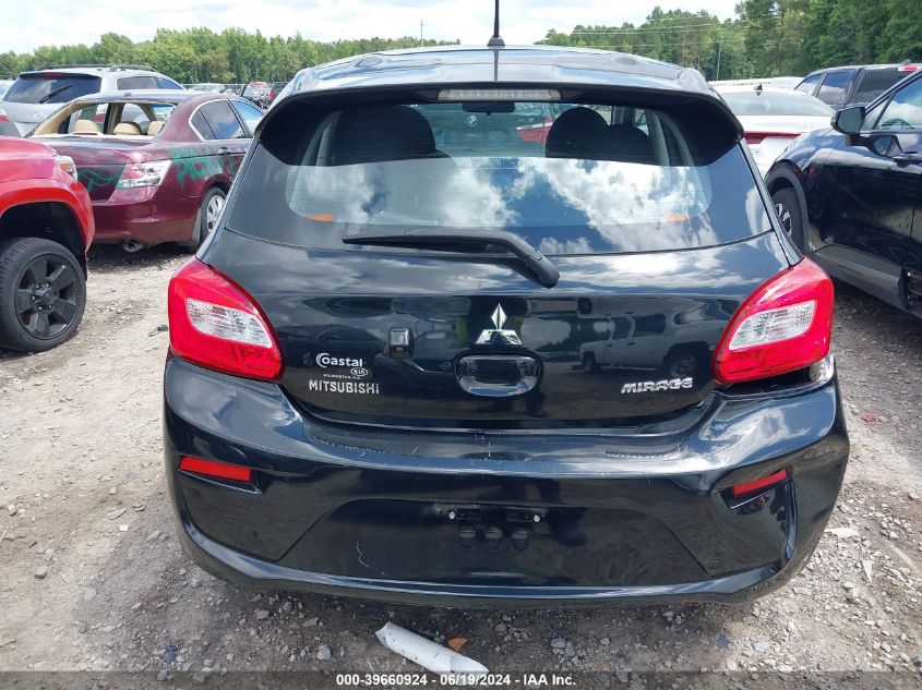 2018 Mitsubishi Mirage Es VIN: ML32A3HJ9JH015137 Lot: 39660924