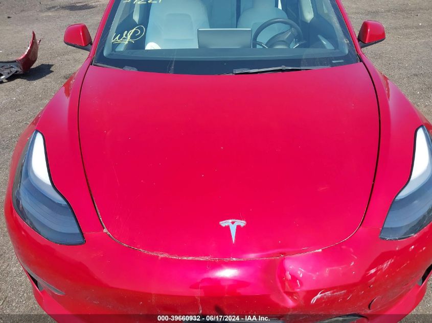 2022 Tesla Model 3 Long Range Dual Motor All-Wheel Drive VIN: 5YJ3E1EB8NF231221 Lot: 39660932