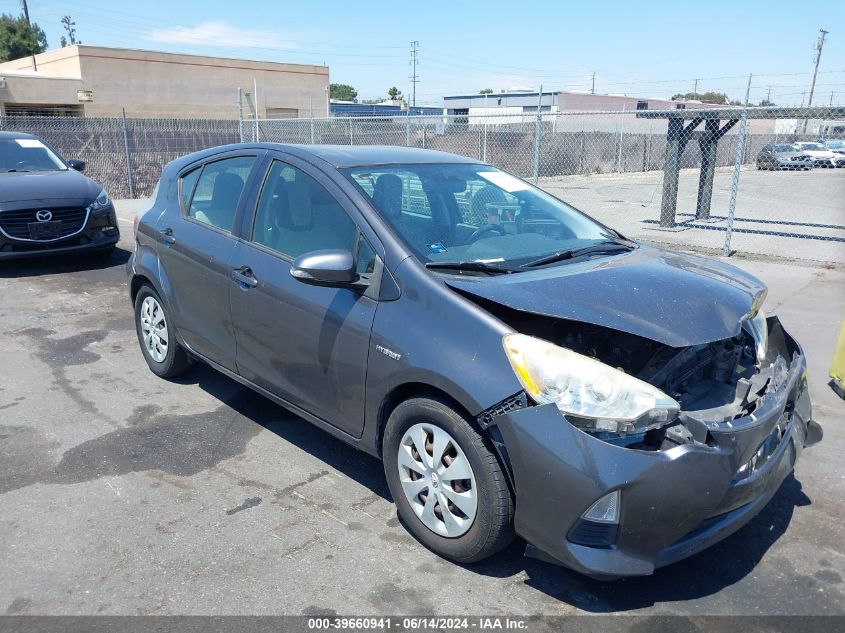 2012 Toyota Prius C One VIN: JTDKDTB3XC1520310 Lot: 39660941