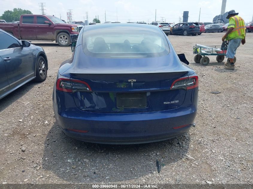 2023 Tesla Model 3 Performance Dual Motor All-Wheel Drive VIN: 5YJ3E1EC6PF479270 Lot: 39660945