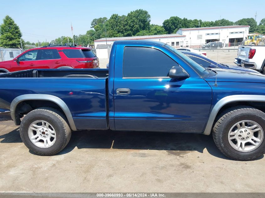 2002 Dodge Dakota VIN: 1D7FL16X92S664493 Lot: 39660993