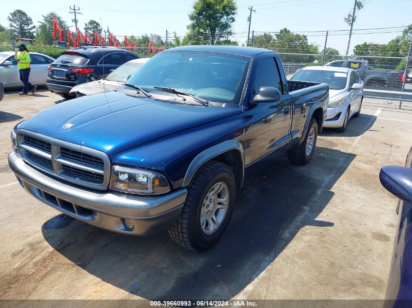 1D7FL16X92S664493 2002 Dodge Dakota