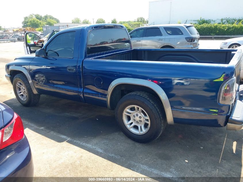 1D7FL16X92S664493 2002 Dodge Dakota