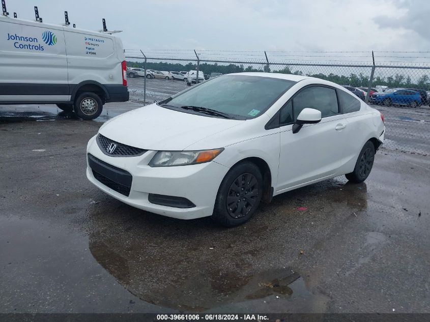 2012 Honda Civic Lx VIN: 2HGFG3B55CH562963 Lot: 39661006