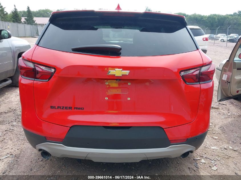 2019 Chevrolet Blazer VIN: 3GNKBGRS7KS651421 Lot: 39661014