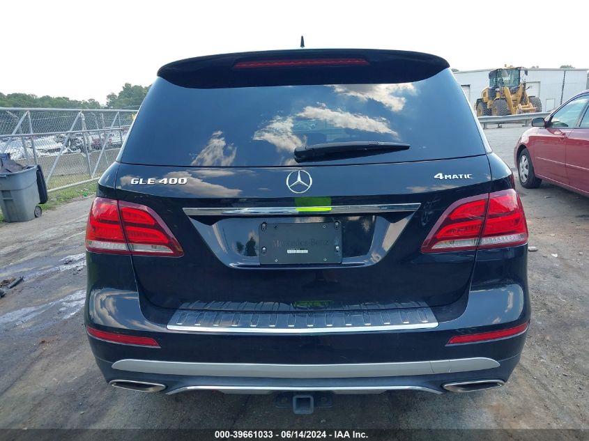 2019 Mercedes-Benz Gle 400 4Matic VIN: 4JGDA5GB3KB214454 Lot: 39661033