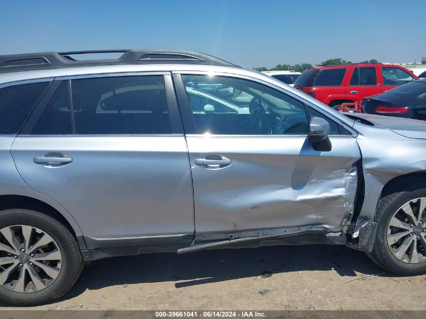 2015 Subaru Outback 2.5I Limited VIN: 4S4BSBJC9F3243607 Lot: 39661041