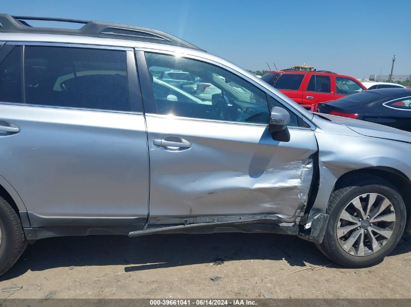 2015 Subaru Outback 2.5I Limited VIN: 4S4BSBJC9F3243607 Lot: 39661041