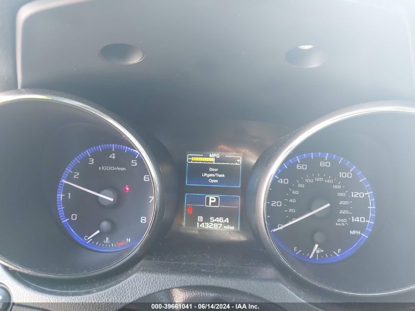 2015 Subaru Outback 2.5I Limited VIN: 4S4BSBJC9F3243607 Lot: 39661041