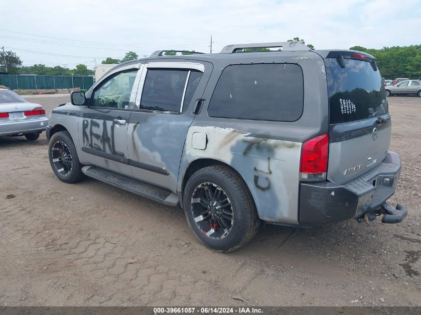 2007 Nissan Armada Le VIN: 5N1AA08CX7N710175 Lot: 39661057