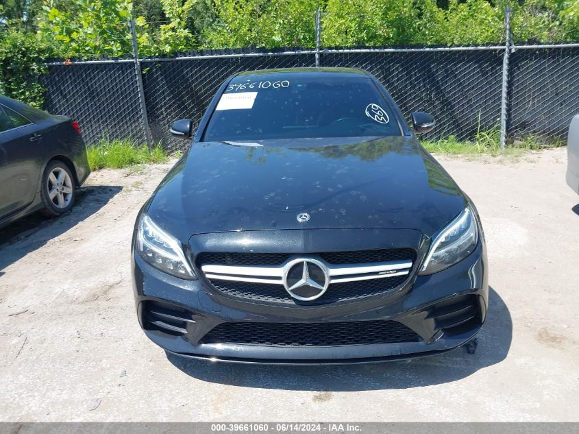 2019 Mercedes-Benz Amg C 43 4Matic VIN: 55SWF6EB8KU304122 Lot: 39661060