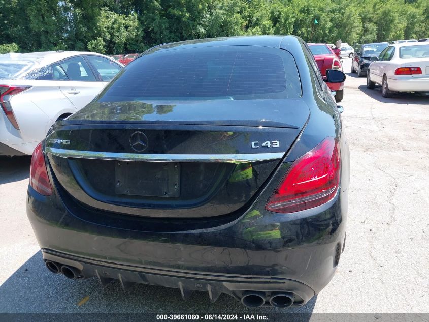 2019 Mercedes-Benz Amg C 43 4Matic VIN: 55SWF6EB8KU304122 Lot: 39661060