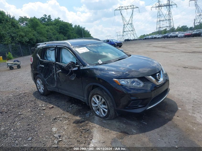 2016 Nissan Rogue Sv VIN: 5N1AT2MV3GC807808 Lot: 39661080