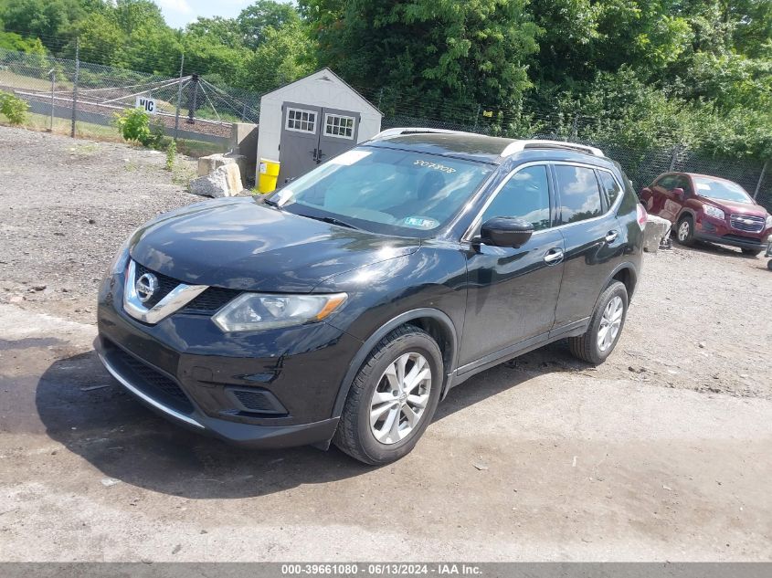 2016 Nissan Rogue Sv VIN: 5N1AT2MV3GC807808 Lot: 39661080