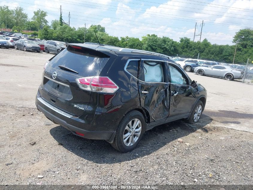 2016 Nissan Rogue Sv VIN: 5N1AT2MV3GC807808 Lot: 39661080