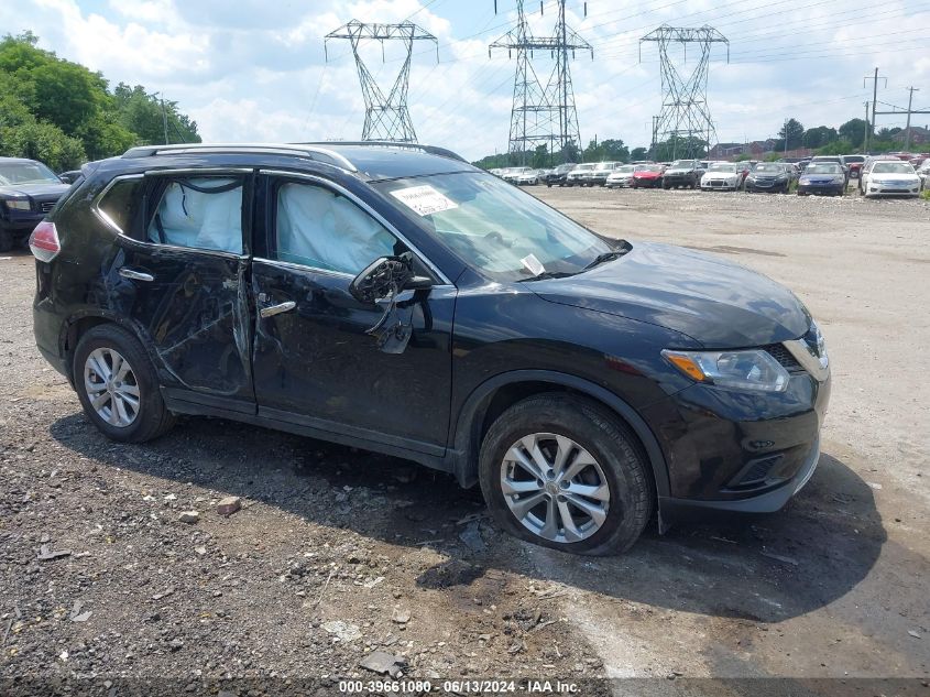 2016 Nissan Rogue Sv VIN: 5N1AT2MV3GC807808 Lot: 39661080