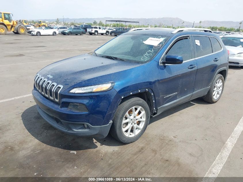 2018 Jeep Cherokee Latitude Plus Fwd VIN: 1C4PJLLB8JD519592 Lot: 39661089