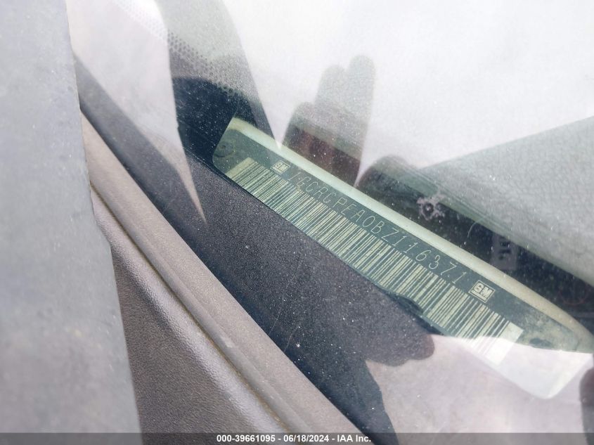 2011 Chevrolet Silverado 1500 Work Truck VIN: 1GCRCPEA0BZ116371 Lot: 39661095