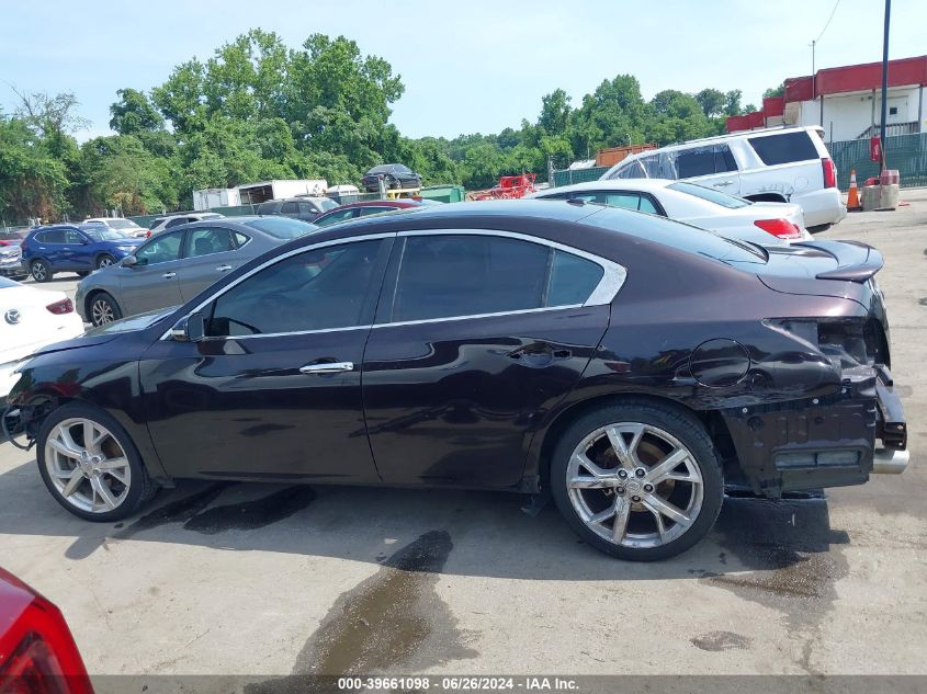 2012 Nissan Maxima 3.5 Sv VIN: 1N4AA5AP3CC852345 Lot: 39661098