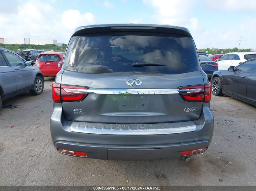 2021 Infiniti Qx80 Sensory Awd VIN: JN8AZ2BE2M9267581 Lot: 39661105