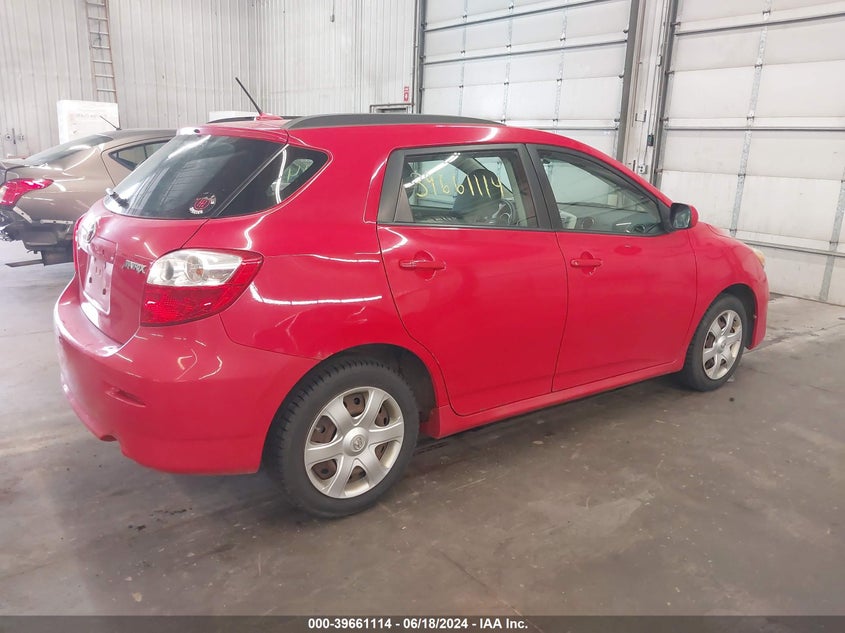 2009 Toyota Matrix VIN: 2T1KU40E39C047753 Lot: 39661114