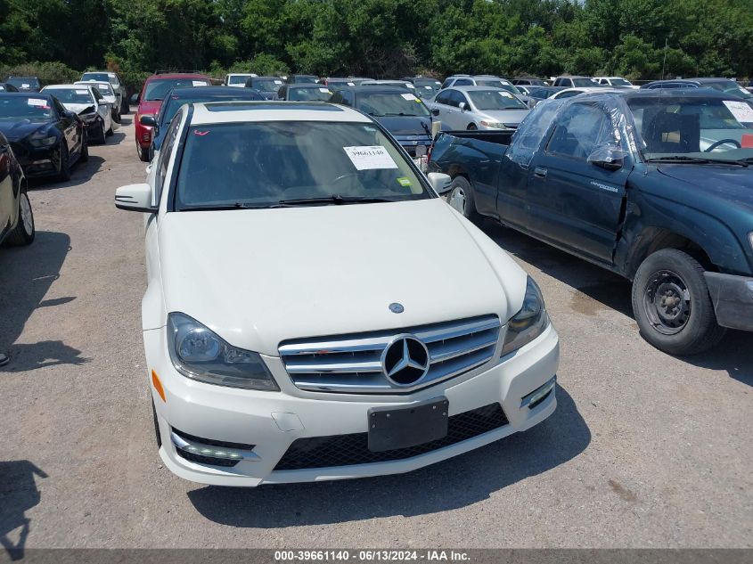 2012 Mercedes-Benz C 250 Luxury/Sport VIN: WDDGF4HB5CR192631 Lot: 39661140